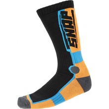 Snap Industries ponožky SILVER black/blue/orange
