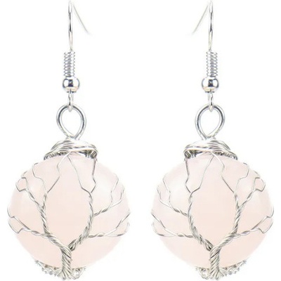 Flor de Cristal náušnice La piedra Měsíční kámen LA_PIEDRA3