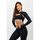 Nebbia Fitness bolero s dlouhým rukávem TRUE HERO 257 čierna