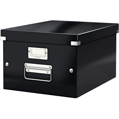 LEITZ Krabice Click-N-Store - A4, univerzální, černá