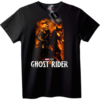 NOONEBRAND Тениска Ghost Rider от Marvel - 2XL, Black