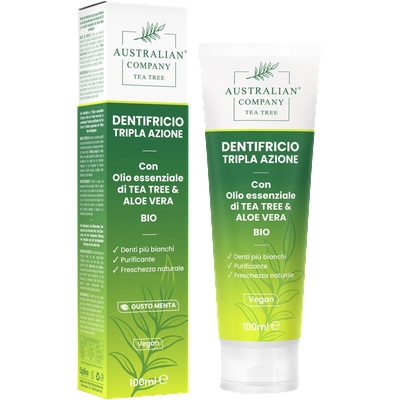 Optima Naturals Australian Company Паста за зъби с масло от чаено дърво - 100 мл