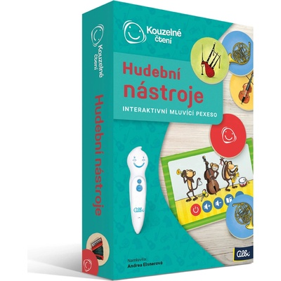 Albi Kouzelné čtení mluvící pexeso Hudební nástroje CZ