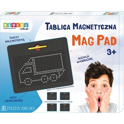 Magnetická tabulka Magpad BIG 714 kuliček černá