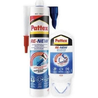 Pattex sanitárny silikón Re-New 80 ml biely