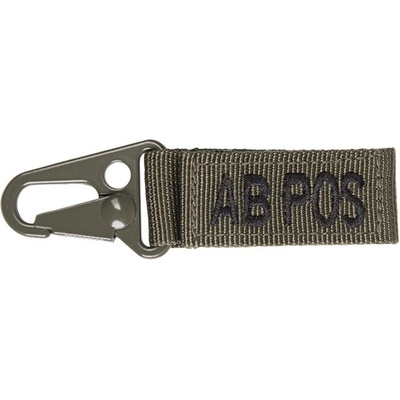 Mil Tec Karabína s krvnou skupinou AB POS olivová
