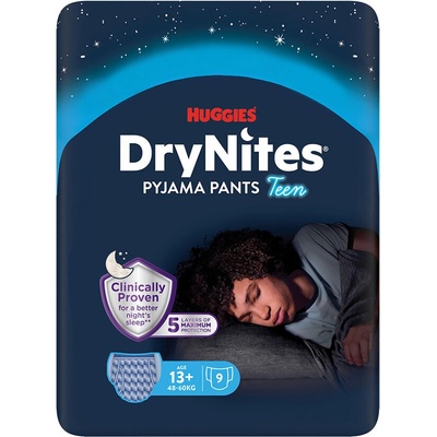 DRY NITES Natahovacie nohavičky pre chlapcov od 13+ rokov 9 ks