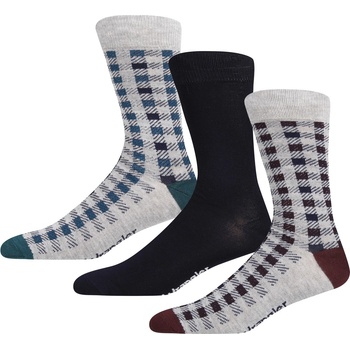 Image 1 of Wrangler Чорапи Wrangler Men's Frier Crew Socks - Gry/Tel/Nvy