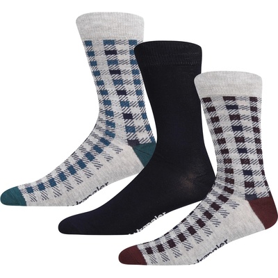 Wrangler Чорапи Wrangler Men's Frier Crew Socks - Gry/Tel/Nvy
