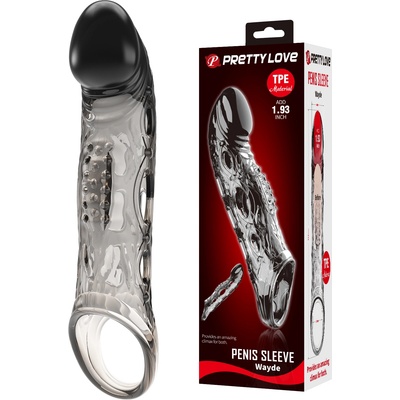 Pretty Love Brad Wayde Sleeve Add 1.93 Inch Dark Transparent