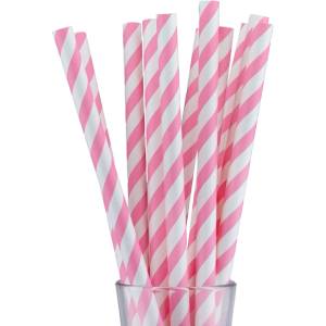 Horecano BARWARE-Хартиени сламки Ø1.2x26cm Bubble Tee РОЗОВА -50бр (HC-37234)(210419-4) (0137234)