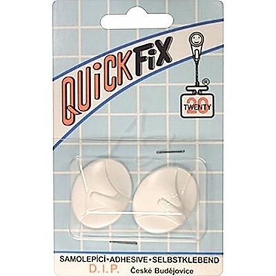 háček samolepící Quickfix 6/F0 bílý /2ks