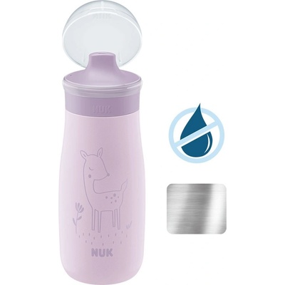 Nuk detská fľaša Mini Me Sip nerez 300 ml purple