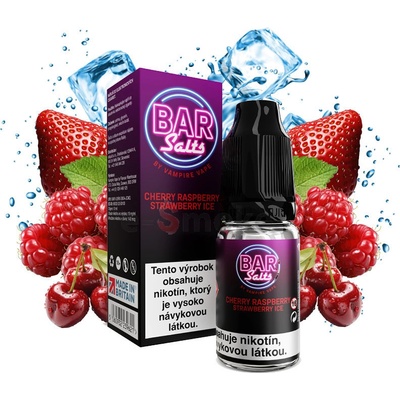 Vampire Vape Bar Salts Cherry Raspberry Strawberry Ice 10 ml 20 mg