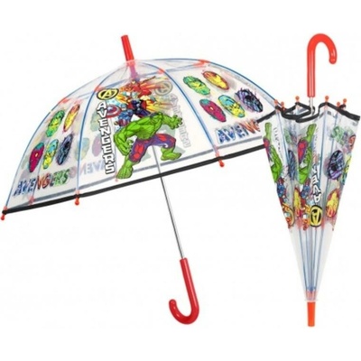 Detský automatický dáždnik Perletti Kids "Avengers" Transparent 75283