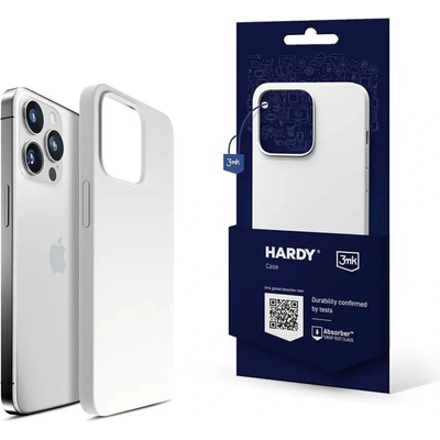 3mk Protection Кейс 3mk Hardy Silicone MagCase за Apple iPhone 14 Pro Max, бял (5903108500593)