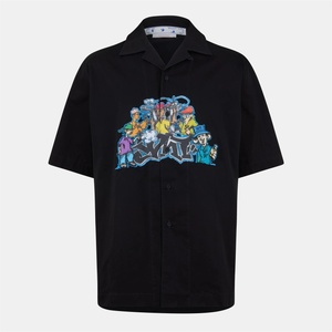 Off White Men's Holiday Shirt Holiday-themed - Black