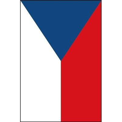 Česká zástava vlajka - 150 x 225 cm - tunel