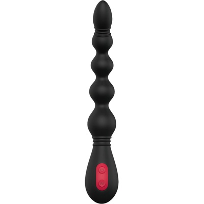 DreamToys Cheeky Love - акумулаторен, перлен анален вибратор (черен)