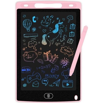 Kreslící LCD tabulka 12" světle růžová