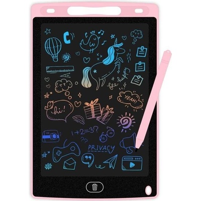 Kreslící LCD tabulka 12" světle růžová