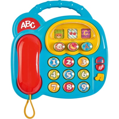 Simba Toys Музикална играчка Simba Toys ABC - Tелефон, син (104010016)