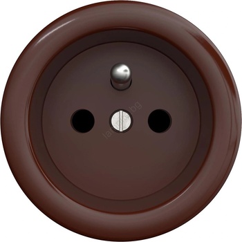 Image 1 of Reblig - Кафява ретро домашна розетка без рамка 230V (RG0033)