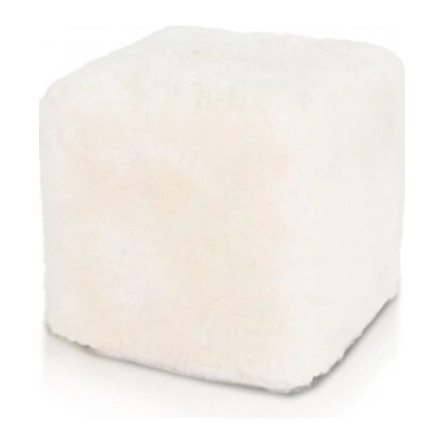 Ecopuf Taburetka CUBE PREMIUM - ovčia vlna O1