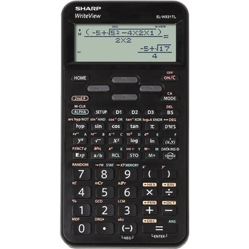 Sharp научен калкулатор EL-W531TL сортиране (SH-ELW531TLBBK)