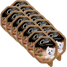 Cesar Adult Dog Landküche krůtí a hovězí ve šťávě 14 x 150 g