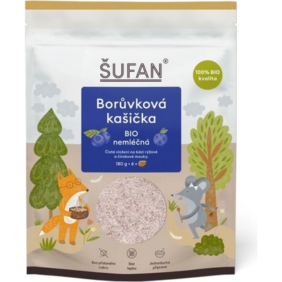 Šufan Čučoriedková kašička nemliečna BIO 180 g