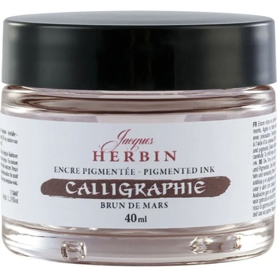 Jacques Herbin Calligraphy Калиграфско мастило Mars Brown 40 ml 1 бр (11346T)