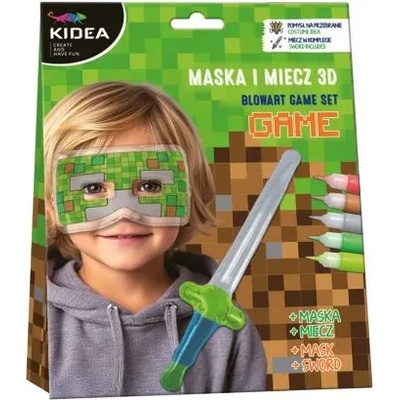 KIDEA Детски творчески комплект 3D маска арт комплект Minecraft - KIDEA