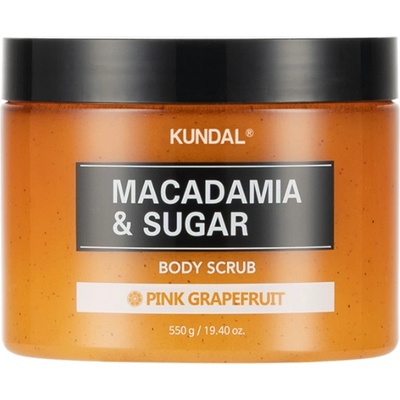 Kundal Macadamia&Sugar Body Scrub Pink Grapefruit 550 g