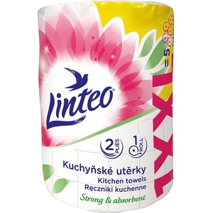 Linteo Двупластови кухненски кърпи 50 м linteo satin xxl 30394 (8594158371911)