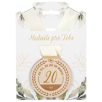 ALBI Dřevěná medaile 20 let – Sleviste.cz