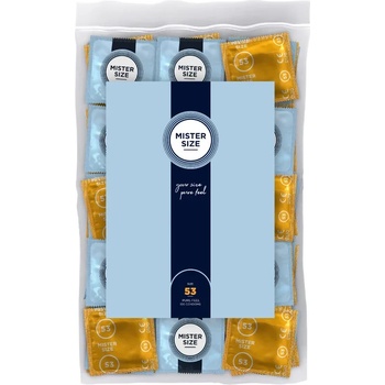 Image 1 of Кондоми с персонализиран размер, 100 броя - Mister Size 53mm (D-242300)