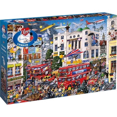 Gibsons Jupp I Love London 1000 dielov