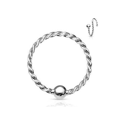 Šperky4U piercing do nosu kruh N0131-ST