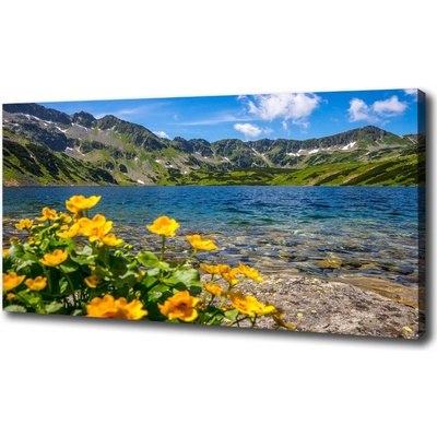 Foto obraz na plátne Jazero v harách 100x50 cm