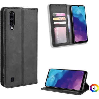 ZTE Blade A7S Vintage Кожен Калъф и Протектор