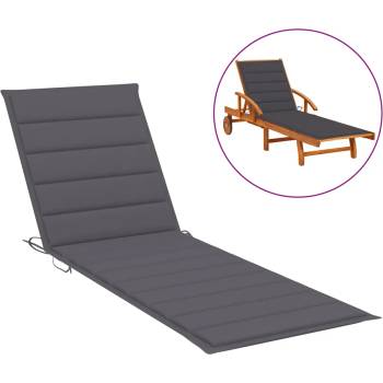 Image 1 of vidaXL Шалте за шезлонг, антрацит, 200x70x3 см, Оксфорд плат (314218)