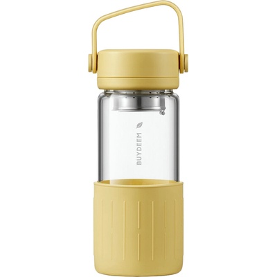 Buydeem DG42 Glass Tea Bottle, Mellow Yellow (DG42-MY)