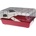 INTER-ZOO Pet Products Клетка за гризачи REX I + WOOD 58 x 38 x 29 см ЧЕРВЕНА