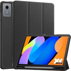 Gigapack Lenovo Idea Tab GIGAPACK Tok стоящ, с кожен ефект, активен FLIP, моливник, ЧЕРЕН GP-179084 (GP-179084)