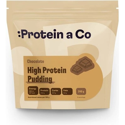 ProteinaCo High protein pudding 240 g Chocolate