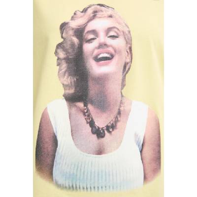 Guess уголемена тениска дамска от памук MARILYN MONROE (W6BI52.K6659)