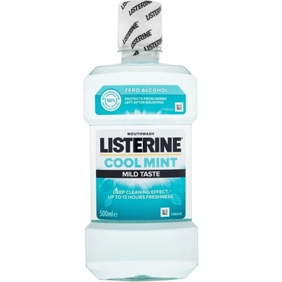 Listerine Cool Mint Mild s esenciálními oleji bez alkoholu 500 ml