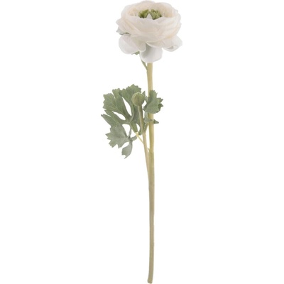 Umelá kvetina Ranunkulus (ranunculus) biela 37 cm