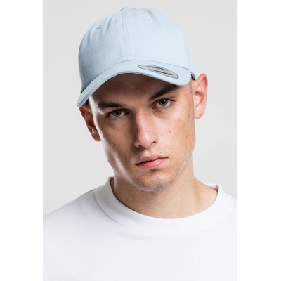 Urban Classics Шапка с козирка в светлосин цвят Low Profile Cotton Twill UB-6245CM-00344 - Светлосин, размер one size